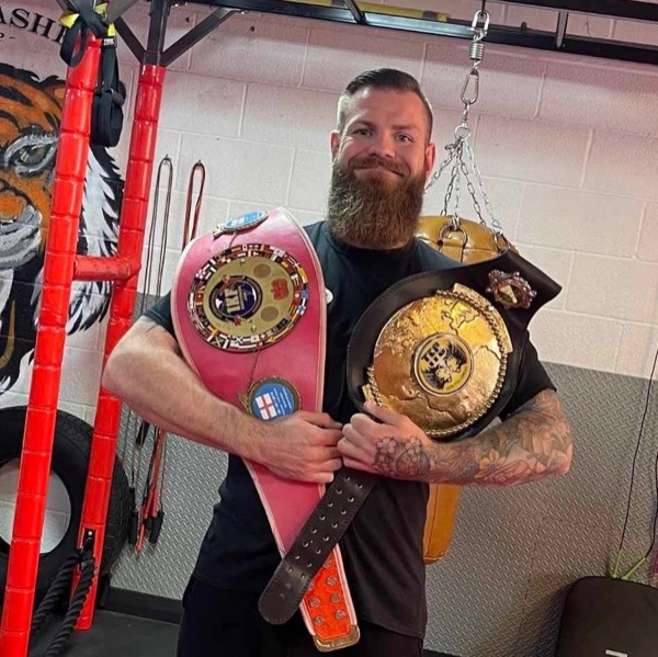Lee, Head Coach at Valhalla Martial Arts Weymouth, teaching Muay Thai and K1 Kickboxing