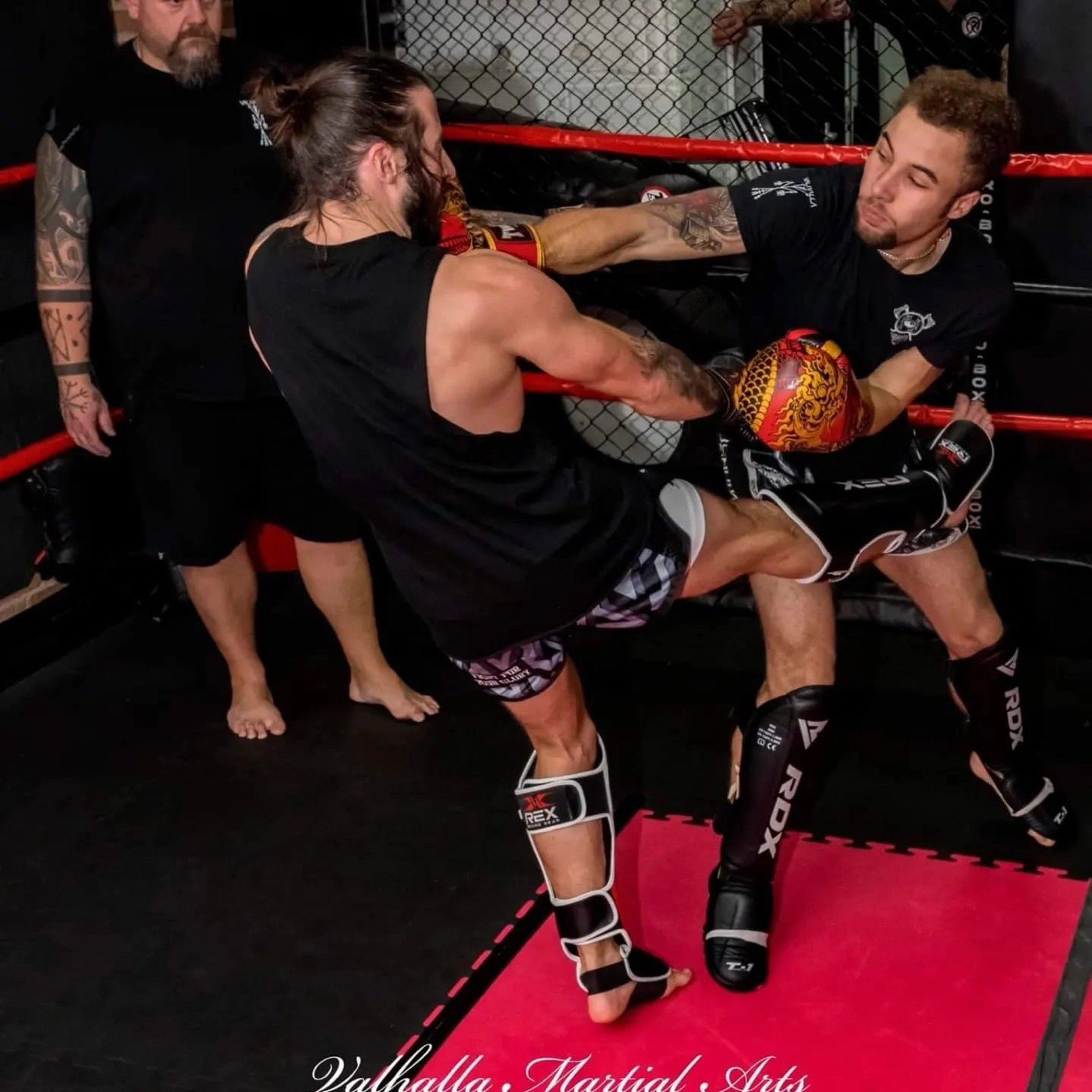 Group training session on the mats at Valhalla Martial Arts Weymouth