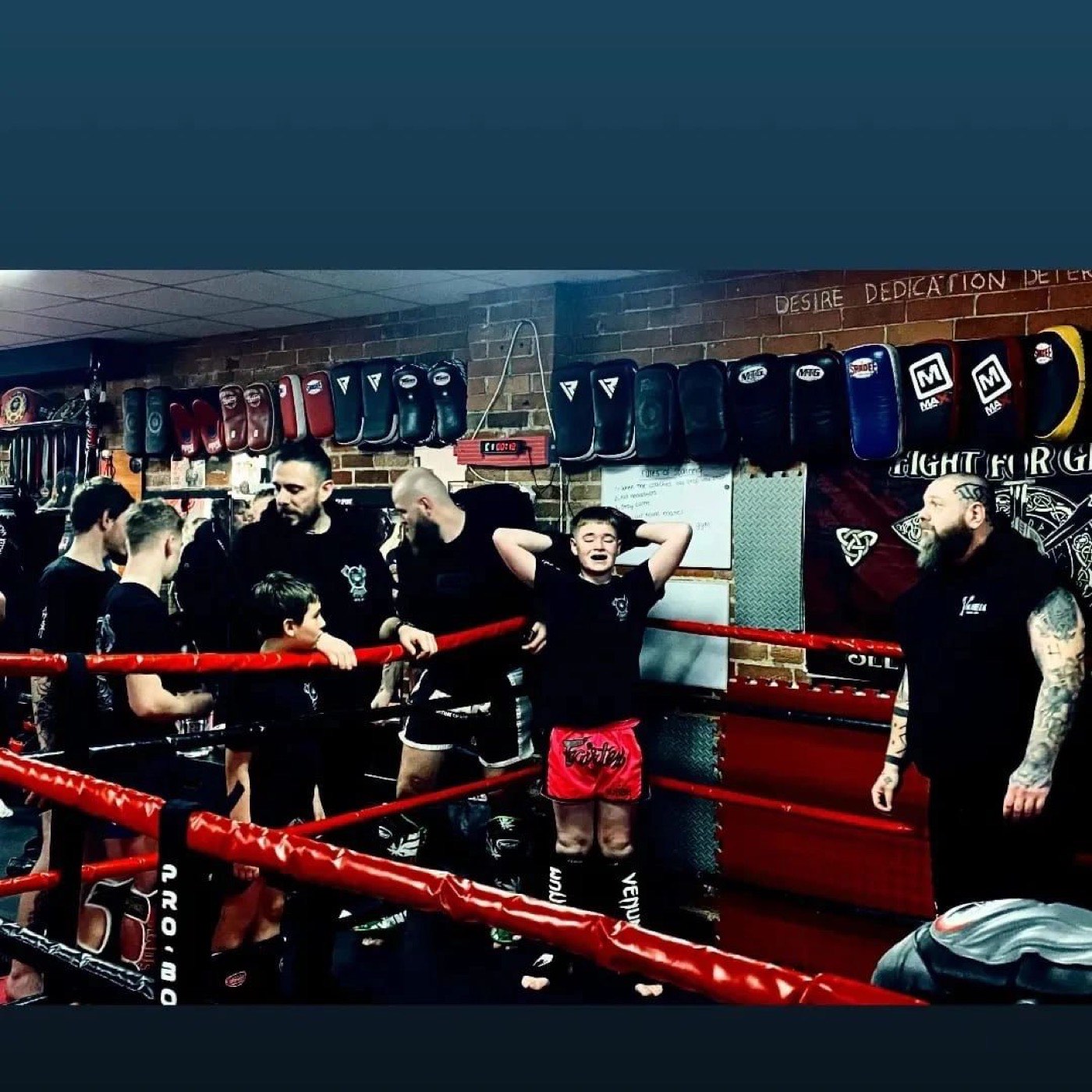 K1 Kickboxing training at Valhalla Martial Arts gym