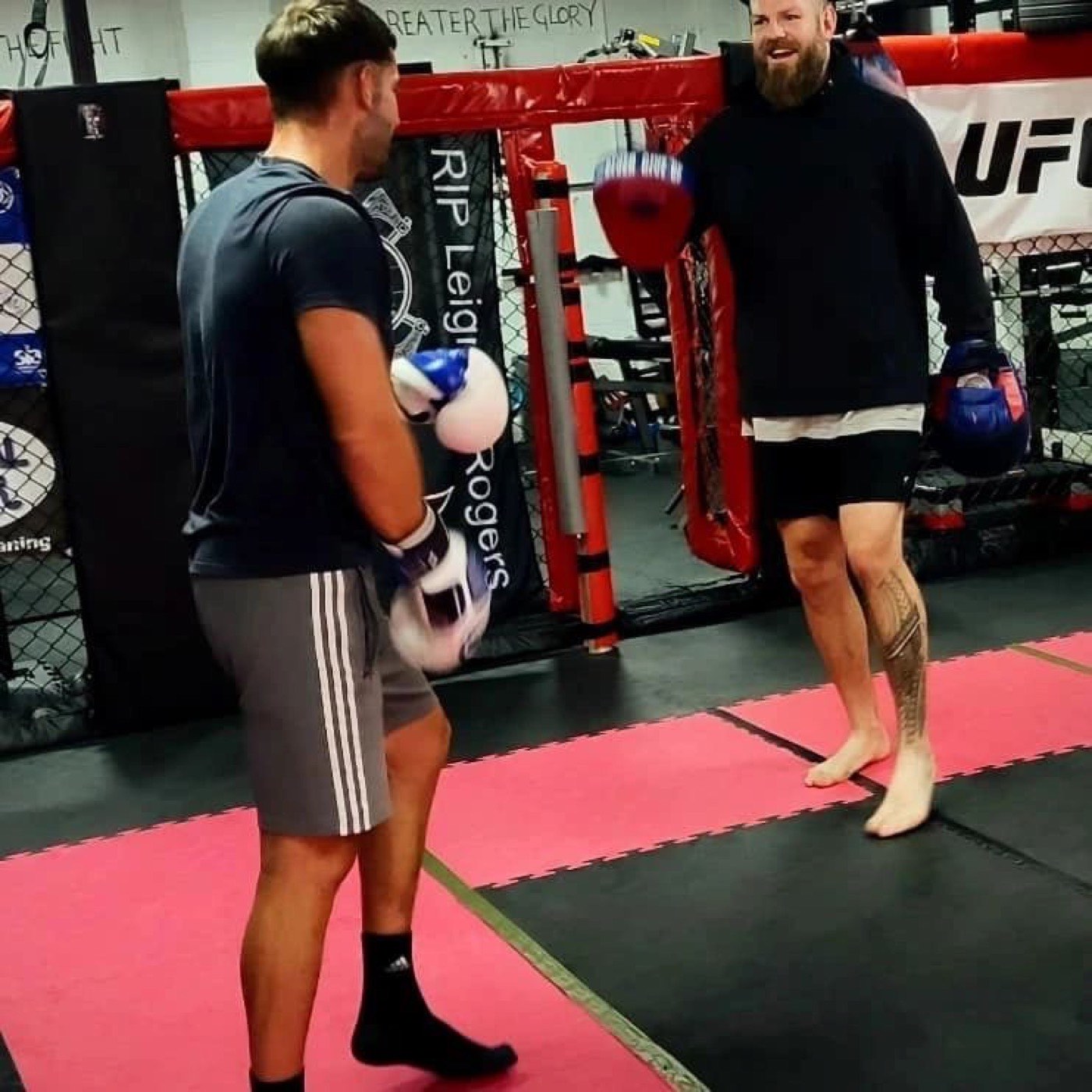 Group training session on the mats at Valhalla Martial Arts Weymouth