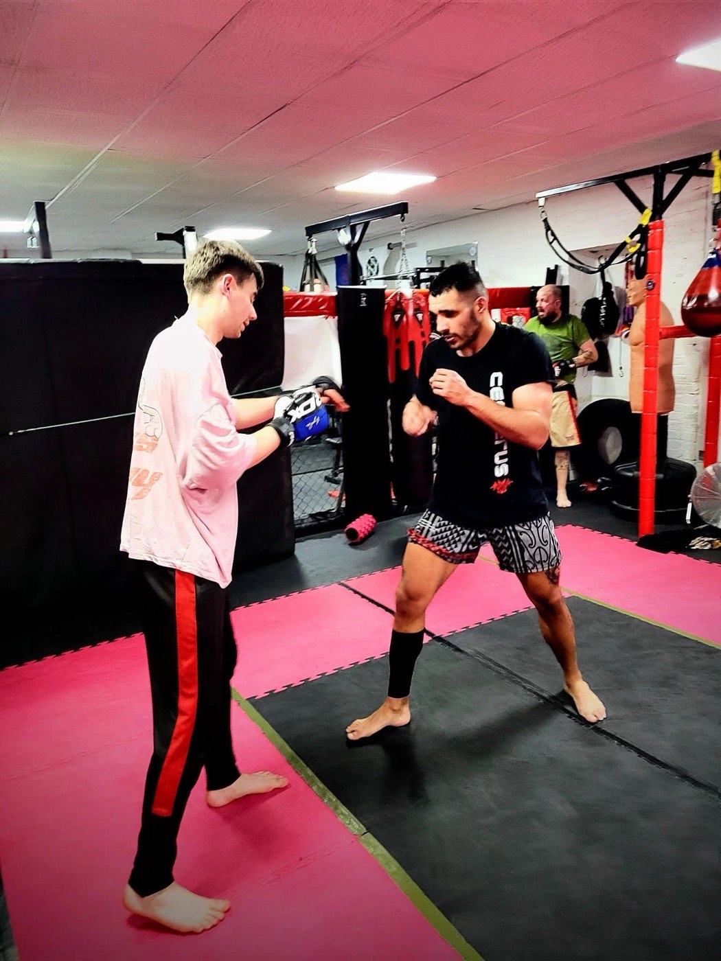 MMA ground grappling practice at Valhalla Martial Arts